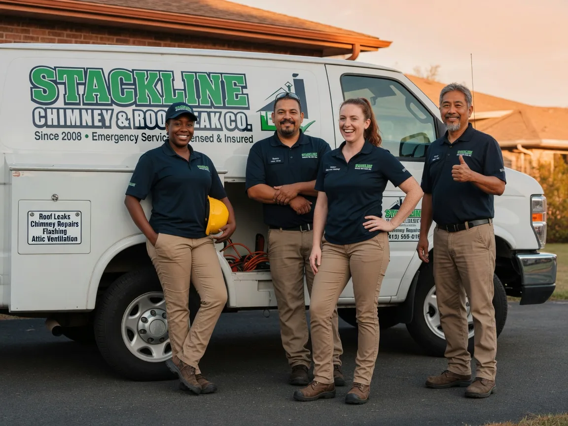 Chimney flashing repair company in Oakley, MI